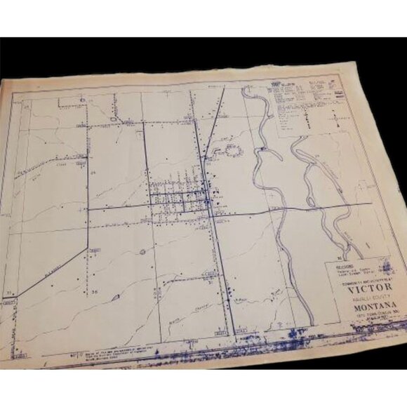 Vintage Ravalli County Montana Road Index Map Book – 1st Edition 49 Pages 24"x18 - Picture 1 of 9